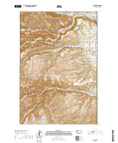Tieton 2020 topographic map thumbnail
