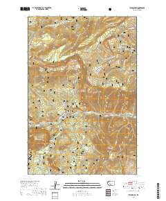 Tieton Basin 2020 topographic map thumbnail