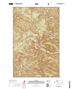 Tiffany Mountain 2020 topographic map thumbnail
