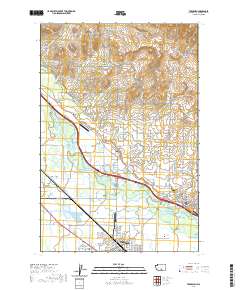 Toppenish 2020 topographic map thumbnail
