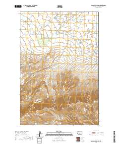 Toppenish Mountain 2020 topographic map thumbnail