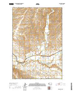 Touchet 2020 topographic map thumbnail