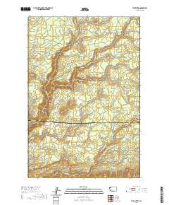 Twin Buttes 2020 topographic map thumbnail