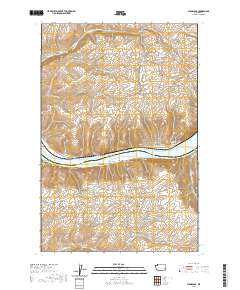 Wades Bar 2020 topographic map thumbnail