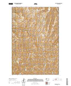Waitsburg NW 2020 topographic map thumbnail