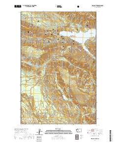 Wallace Lake 2020 topographic map thumbnail