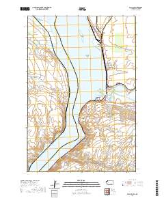Wallula 2020 topographic map thumbnail