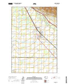 Wapato 2020 topographic map thumbnail