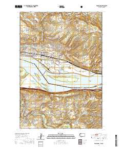 Washougal 2020 topographic map thumbnail