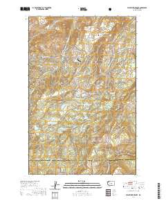 Wenatchee Heights 2020 topographic map thumbnail