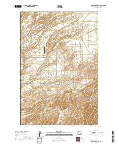 West of Washtucna 2020 topographic map thumbnail