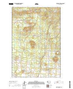 White Pine Buttes 2020 topographic map thumbnail