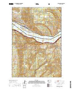 White Salmon 2020 topographic map thumbnail