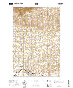Wilbur 2020 topographic map thumbnail