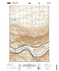 Wishram 2020 topographic map thumbnail