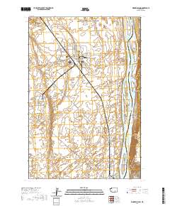 Wooded Island 2020 topographic map thumbnail