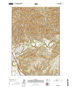 Woodland 2020 topographic map thumbnail