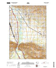 Yakima East 2020 topographic map thumbnail