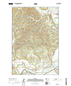 Adna 2020 topographic map thumbnail