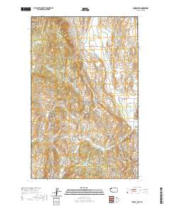 Aeneas Lake 2020 topographic map thumbnail