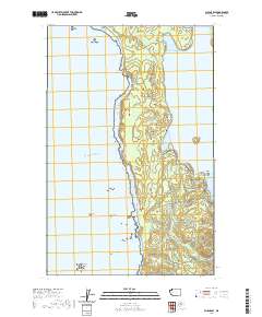 Allens Bay 2020 topographic map thumbnail