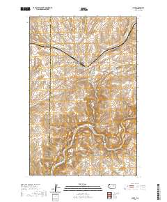 Almira 2020 topographic map thumbnail