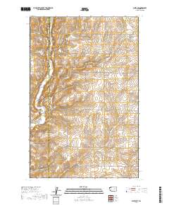 Almira SW 2020 topographic map thumbnail