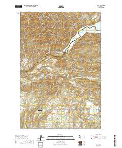 Ariel 2020 topographic map thumbnail
