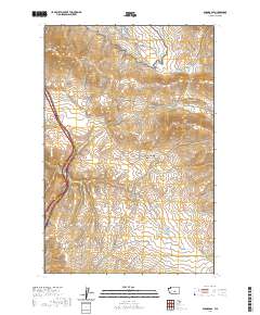 Badger Gap 2020 topographic map thumbnail
