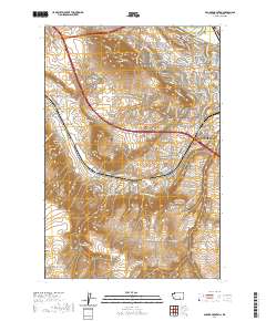 Badger Mountain 2020 topographic map thumbnail