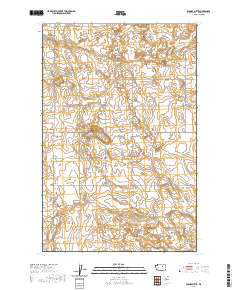 Barnes Butte 2020 topographic map thumbnail
