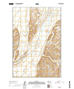 Benge 2020 topographic map thumbnail
