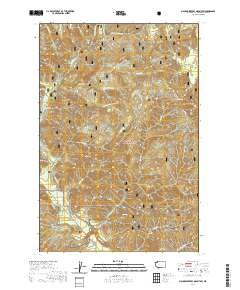 Big Huckleberry Mountain 2020 topographic map thumbnail