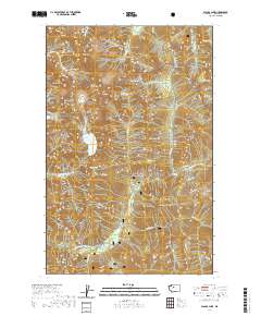 Blanca Lake 2020 topographic map thumbnail