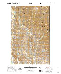 Blue Buck Mountain 2020 topographic map thumbnail