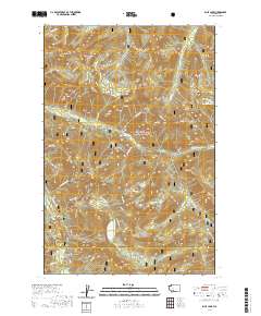 Blue Lake 2020 topographic map thumbnail