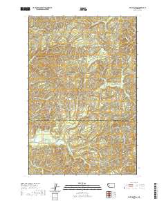 Blue Mountain 2020 topographic map thumbnail