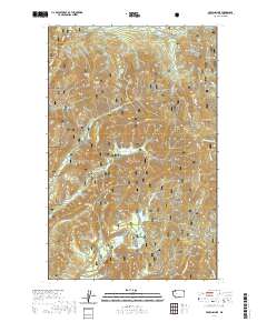 Browns Lake 2020 topographic map thumbnail