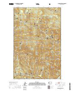 Bulldog Mountain 2020 topographic map thumbnail