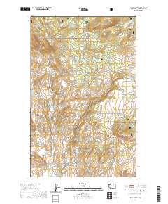 Burge Mountain 2020 topographic map thumbnail