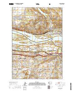 Camas 2020 topographic map thumbnail