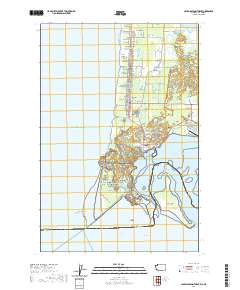 Cape Disappointment 2020 topographic map thumbnail