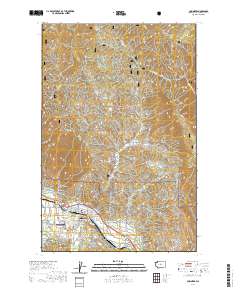 Cashmere 2020 topographic map thumbnail
