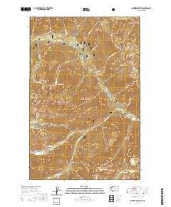 Cashmere Mountain 2020 topographic map thumbnail