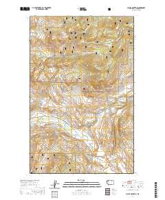 Cayuse Mountain 2020 topographic map thumbnail