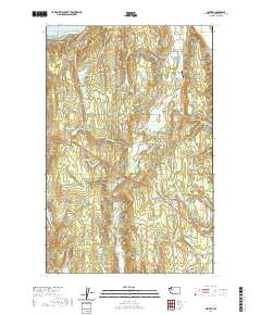 Center 2020 topographic map thumbnail