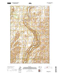 Chapman Lake 2020 topographic map thumbnail