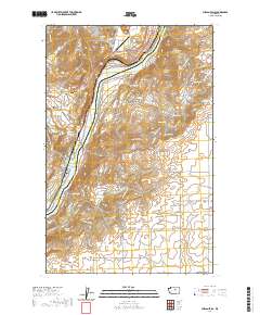 Chelan Falls 2020 topographic map thumbnail