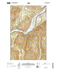 China Bend 2020 topographic map thumbnail