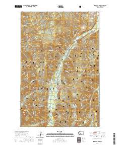 Clear West Peak 2020 topographic map thumbnail